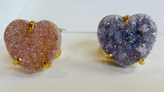 Amethyst with Ora Brass Ring