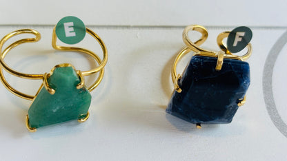 Green Aventurine or Solodite Ring
