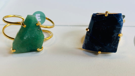 Green Aventurine or Solodite Ring
