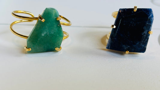 Green Aventurine or Solodite Ring