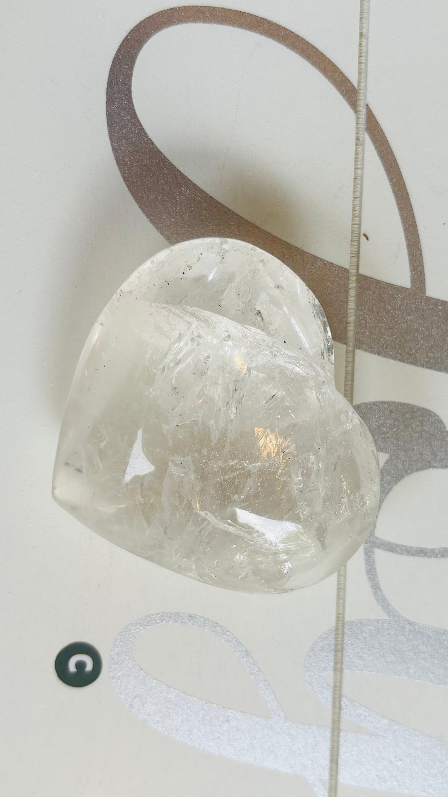 Clear Quartz Heart