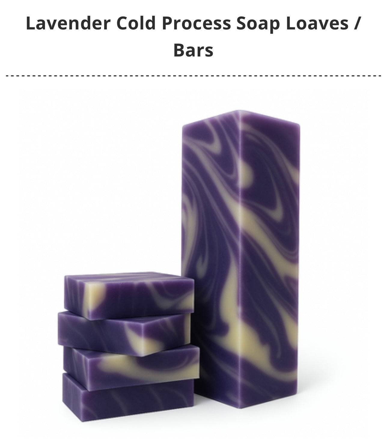 Cold Processed Soaps 4.8 oz