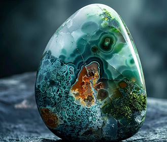  Moss Agate